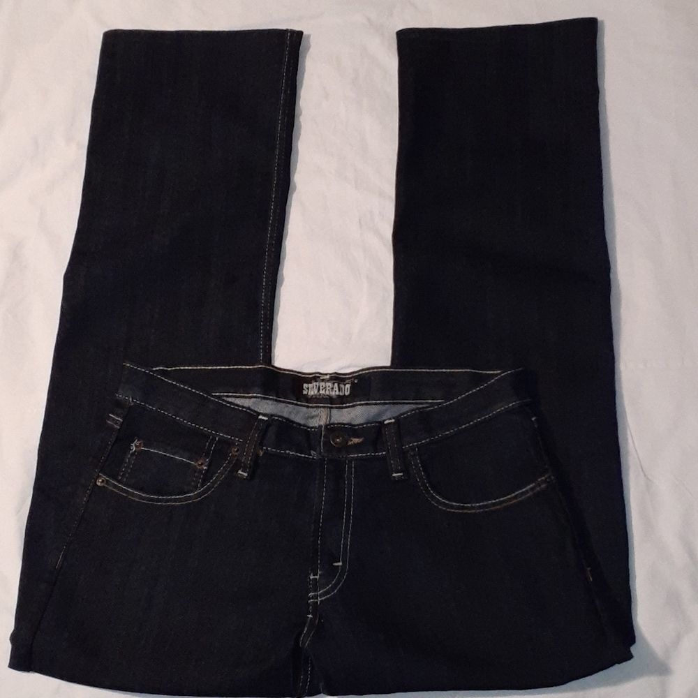 Mens Silverado Straight Leg Plain‎ Pocket Jeans 32
